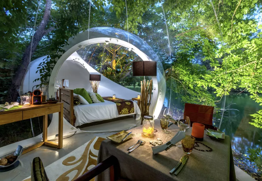 inflatable clear bubble tent